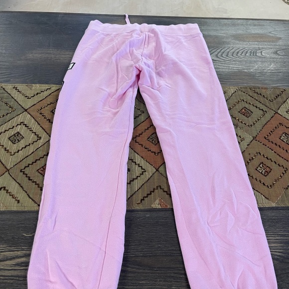 PINK Victoria's Secret Light Pink Sweatpants with Bold Lettering - Picture 3 of 3